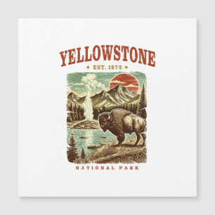 Parque Nacional Yellowstone – Montaña y Bisonte