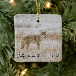 Parque nacional Yellowstone Ornamento de Coyote