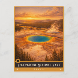 Parque Nacional Yellowstone | Tarjeta Postal de Id