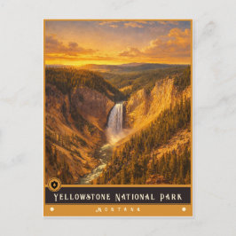 Parque Nacional Yellowstone | Tarjeta Postal de Mo