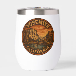 Parque nacional Yosemite, California Wine Tumbler