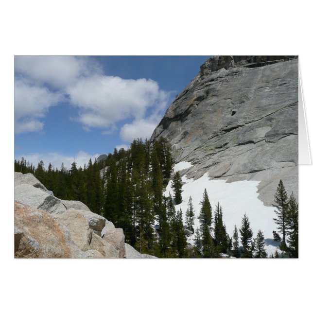 Parque nacional Yosemite de nevadas de granito II (Anverso (Horizontal))