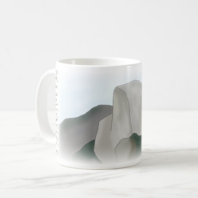 Parque Nacional Yosemite Mug, Copa del Café de Cal (Anverso izquierdo)