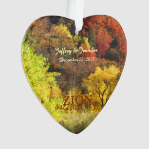 Parque Nacional Zion, Otoño, Adorno de Dos Caras