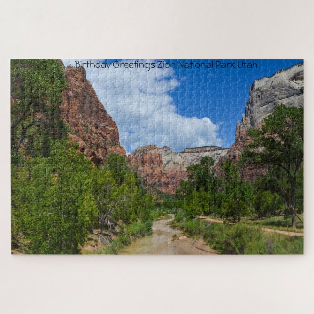 Parque nacional Zion Rompecabezas en Utah (Horizontal)
