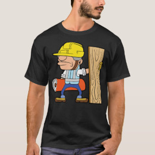 parqué pájaro pájaro divertido camiseta de panader
