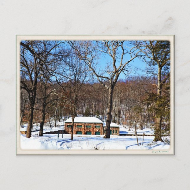Parque Rockwell, postal Bristol CT (Anverso)