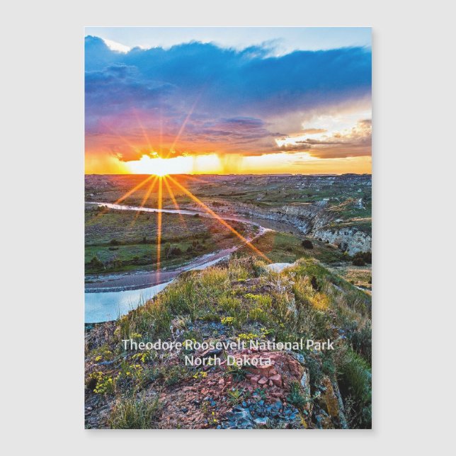 Parque Theodore Roosevelt de Dakota del Norte (Anverso)