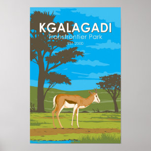 Parque Transfronterizo Kgalagadi Arte de Viaje Vin
