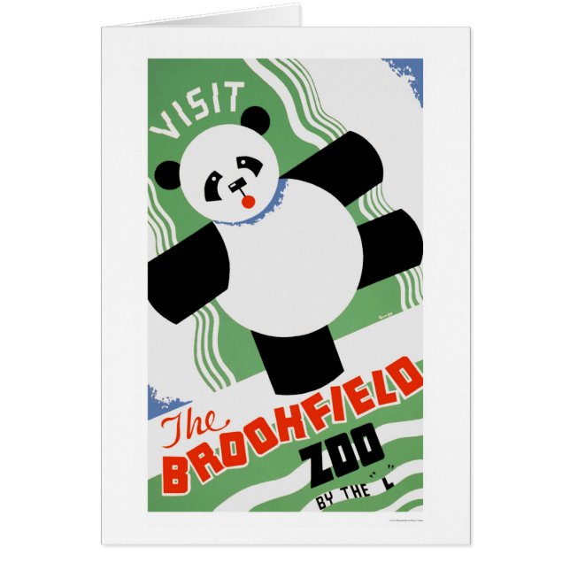 Parque zoológico de Brookfield de la panda WPA (Frente)