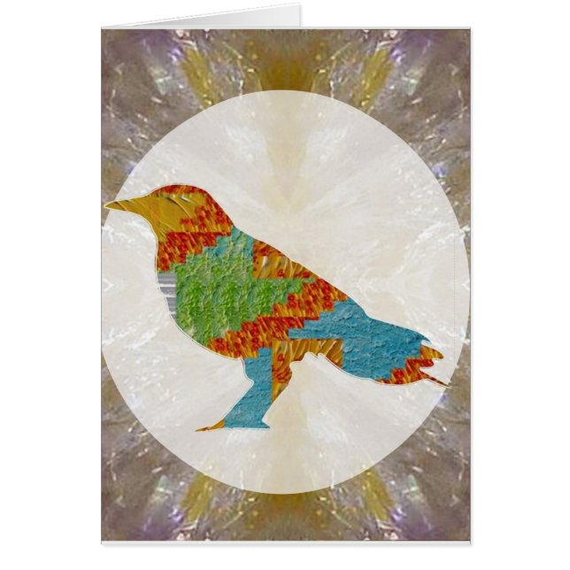 Parque zoológico salvaje del pájaro del cuervo del (Frente)