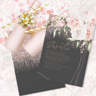 Parques florales dulces Dieciséis Rosas Gold/Blk I