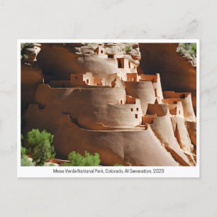 Parques nacionales EE.UU., postal para el cruce de