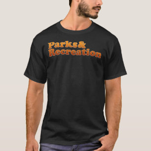Parques y camiseta clásica con logotipo retro Rec