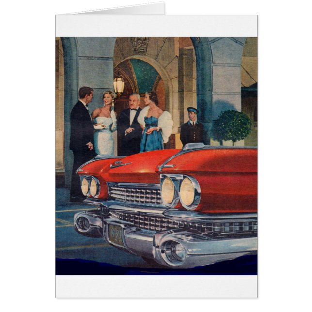 parrilla roja Cadillac alrededor de 1960 (Frente)