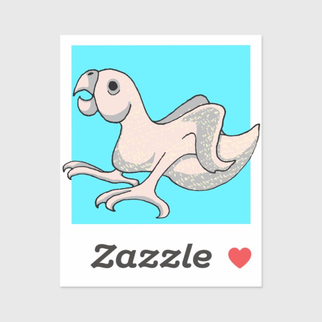 Parrot Chick Pegatina (Hoja)