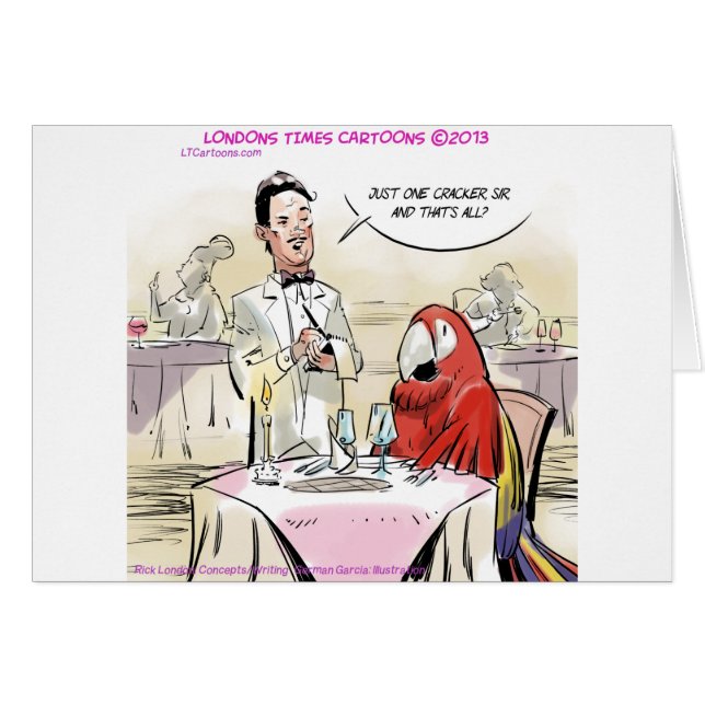 Parrot Fine Dining Funny (Anverso (Horizontal))