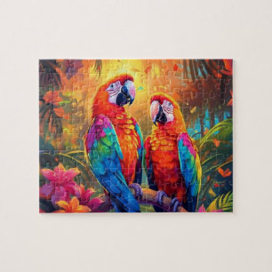 Parrot Personalizado Jigsaw Puzzle
