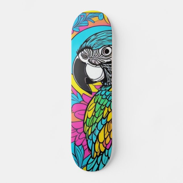 Parrot Skateboard (Anverso)