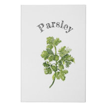 Parsley - Impresión de tela falsa envuelta