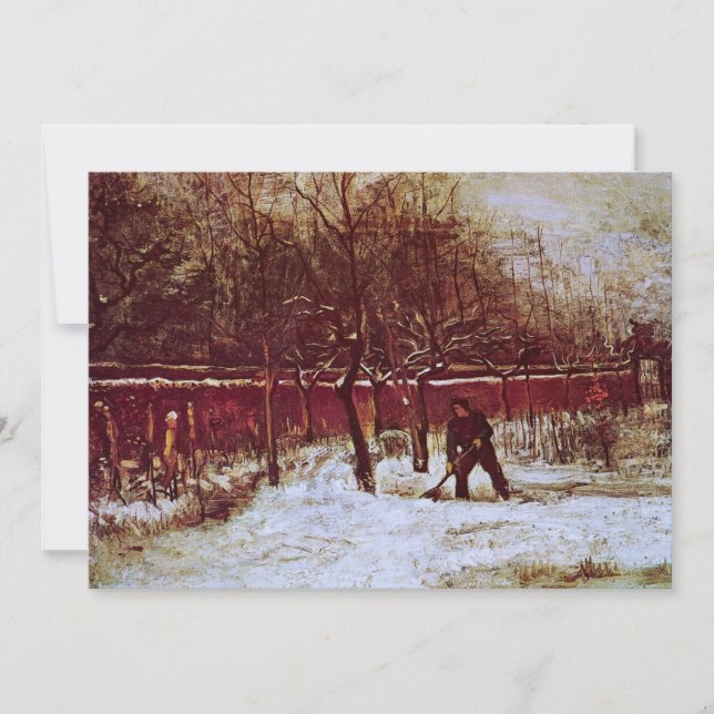 Parsonage Garden de Nuenen de Vincent van Gogh (Anverso)