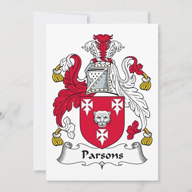 Parsons Family Crest (Anverso)
