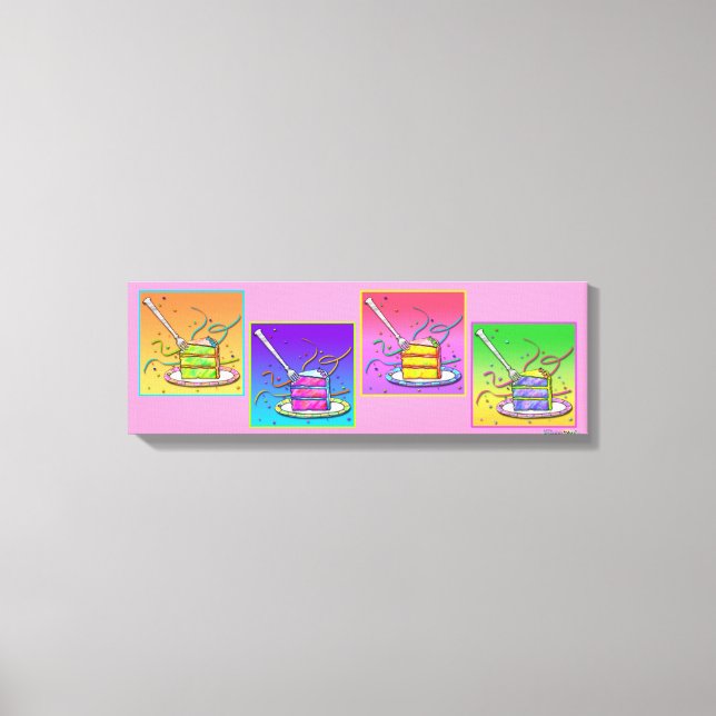 Parte de la galería de arte pop de CAKE (larga) en (Anverso)