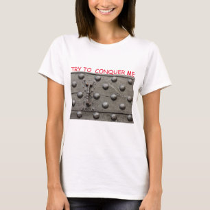 PARTE DE LA PUERTA DE UNA CAMISETA DE CASTILLO