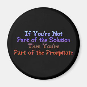 Parte del imán precipitado