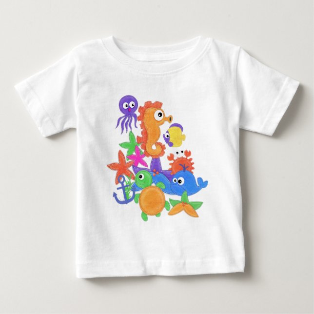 Parte inferior de la camiseta infantil TBA (Anverso)