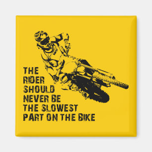 Parte más lenta de la bicicleta de motocross imán 