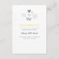 Parte movible de la invitación de la boda del