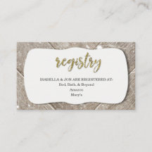 Parte movible del registro - nupcial o invitación