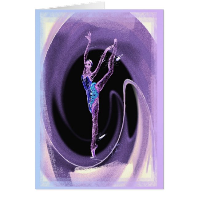 Parte posterior del Arabesque con remolino (Frente)