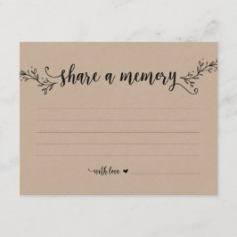 Parte rústica de Kraft una tarjeta de memoria