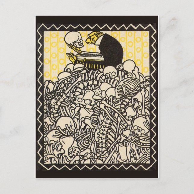 Parte superior de la postal del montón (Anverso)