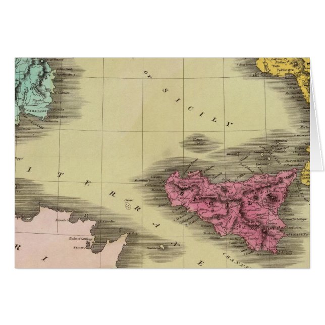 Parte sur de Italia (Anverso (Horizontal))