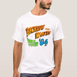 Parte trasera de la camiseta del agua