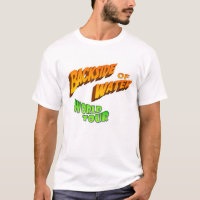 Parte trasera de la camiseta del agua (ninguna