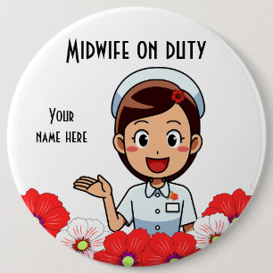 Partera De Servicio, Botón Redondo