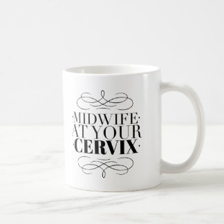 Partera en su cerviz - taza de café del trabajador