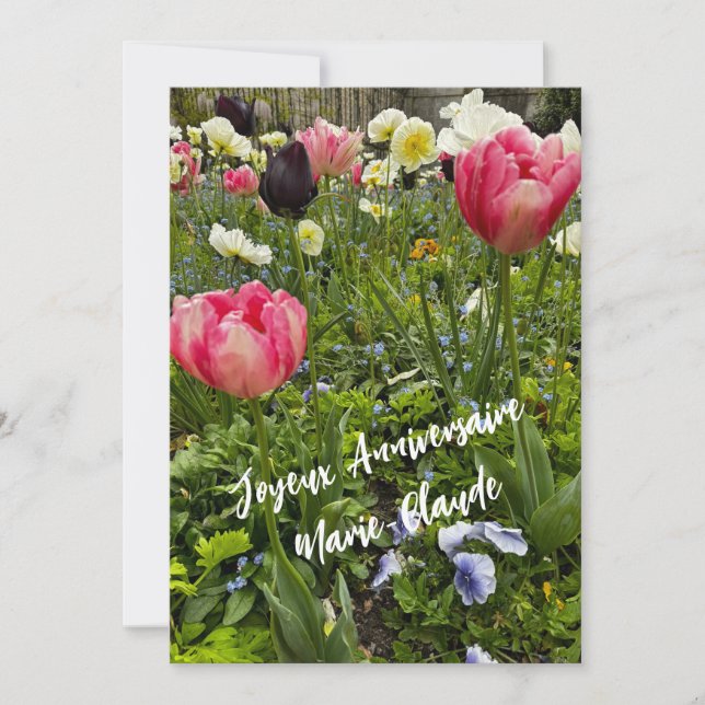 Parterre de fleurs (Anverso)