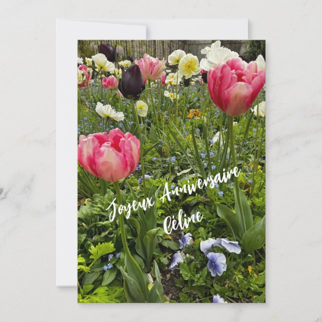 Parterre de fleurs (Anverso)