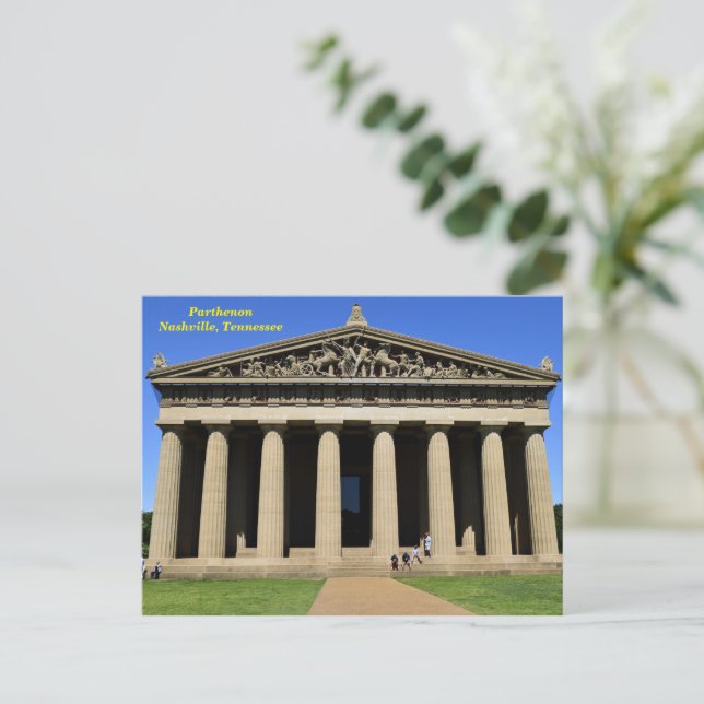Parthenon Nashville, postal de tennessee (Anverso de pie)