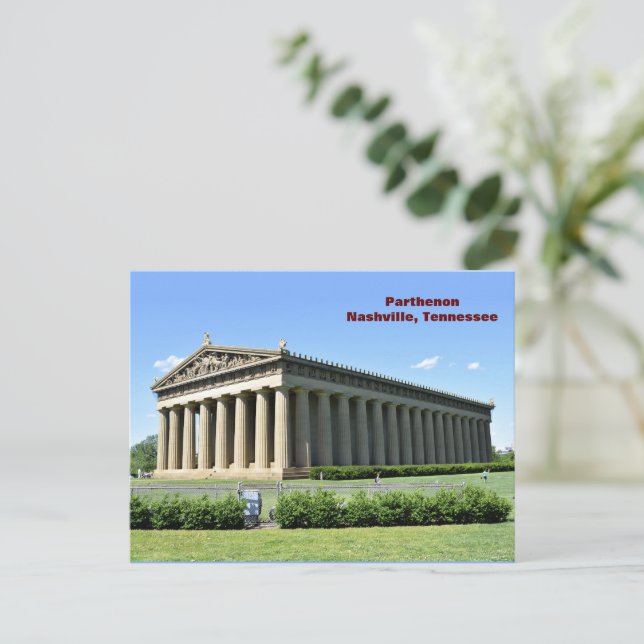 Parthenon Nashville, postal de tennessee (Anverso de pie)