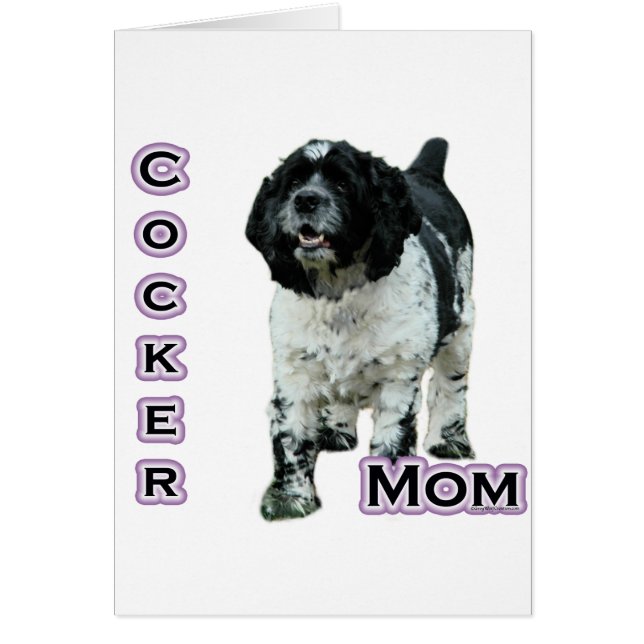 Parti Cocker Spaniel Mom; Mom of Cocker Spaniel (Frente)