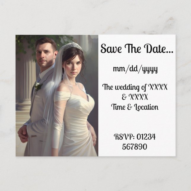 Participación y Invitación de Bodas (Anverso)