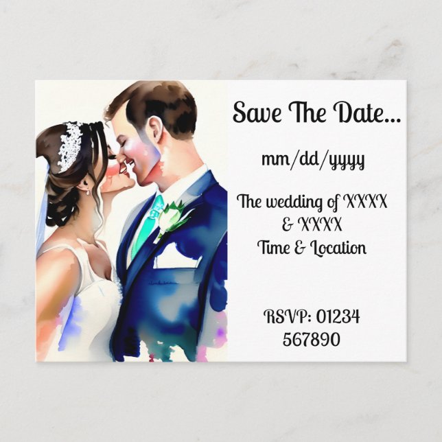 Participación y Invitación de Bodas (Anverso)