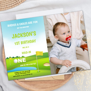 Participar en una invitación de cumpleaños de golf