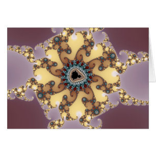 Partícula atómica - Tarjeta fractal